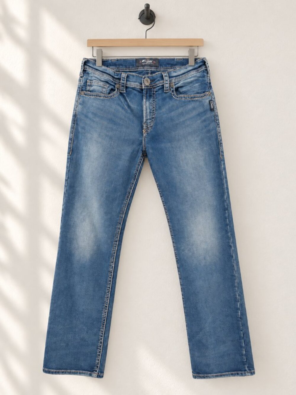 Silver Jeans, "Grayson " Classic Fit , Medium Wash, Men's 33